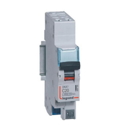 DISJONCTEUR DNX3 1P+NG C20 4500A/6KA 230V AUTO QTE 10