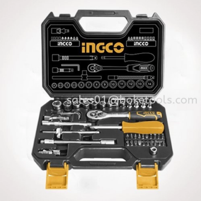 Coffret de Douilles 1/4" INGCO HKTS14451 - Polyvalence et Qualité