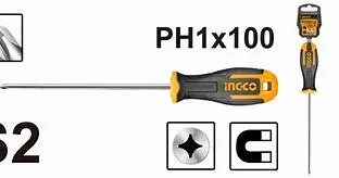 Tournevis Cruciforme Phillips INGCO HS68PH1100