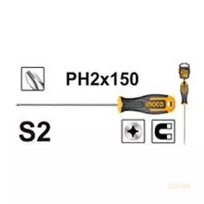 Tournevis Cruciforme Phillips INGCO HS68PH2150