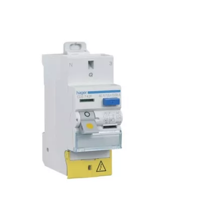 Interrupteur différentiel HAGER CDS743F 2P 40A 30mA Type A SanVis –