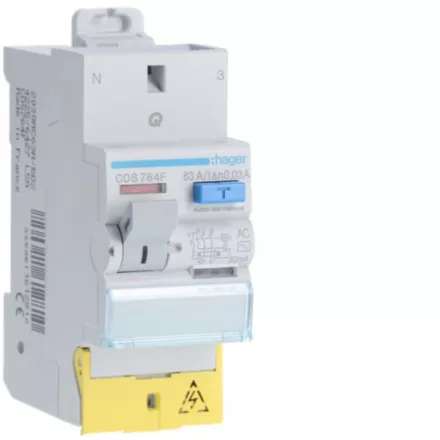 Hager CDS764F Interrupteur différentiel 2P 63A 30mA Type AC