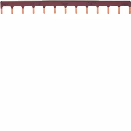 Barre de pontage HAGER KB163P 1P 63A 10mm² marron 13 modules – Connexion fiable