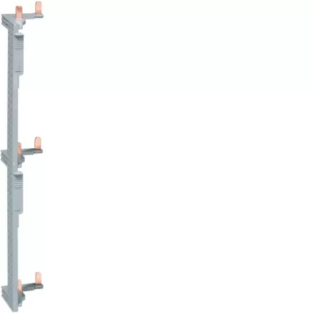 Barre d'alimentation HAGER KCN325 2P 63A 3 rangées entraxe 125 mm