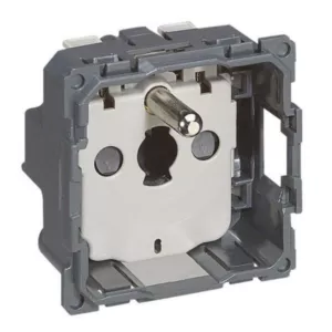 Prise de courant Legrand Céliane 067111 16A 2P+T - Bornes auto- 2 Modules Gris M