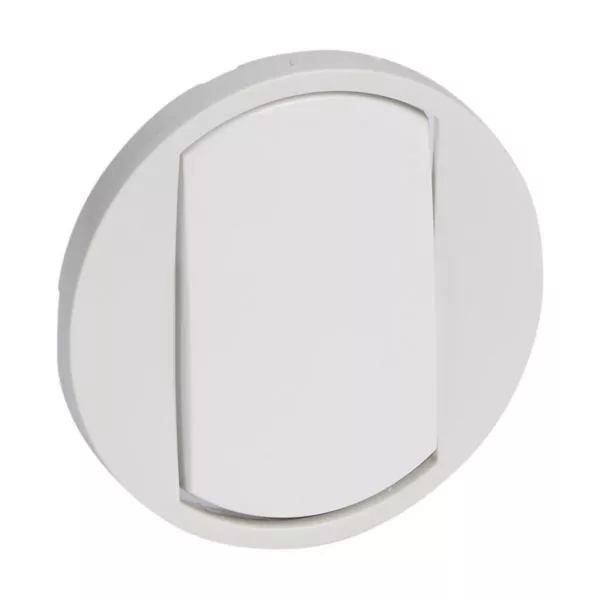 Legrand Céliane 068001 – Enjoliveur large blanc à clipser
