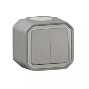 Legrand 069715L – Interrupteur ou va‑et‑vient étanche Plexo 10A IP55 Blanc