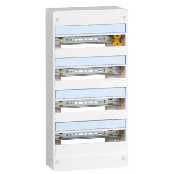 Legrand 401214 – Coffret Drivia 13 modules 4 rangées IP30 IK05 Blanc