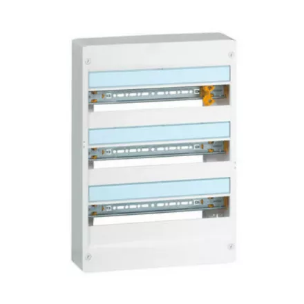 Legrand 401223 – Coffret Drivia 18 modules 3 rangées IP30 IK05 Blanc