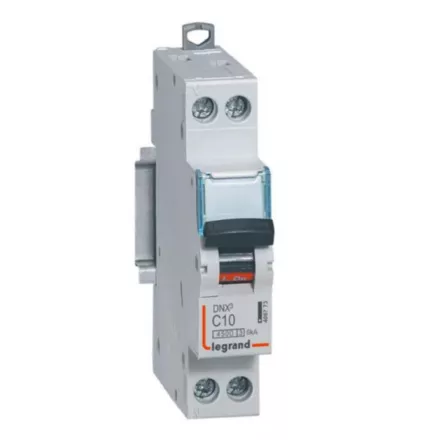 Legrand 406773 – Disjoncteur modulable Phase + Neutre DNX³ 10A Courbe C