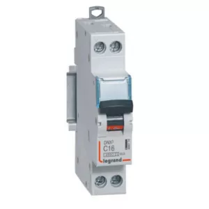 Legrand 406774 – Disjoncteur modulable Phase + Neutre DNX³ 16A Courbe C