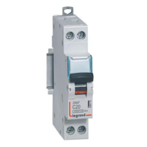 Legrand 406775 – Disjoncteur modulable Phase + Neutre DNX³ 20A Courbe C