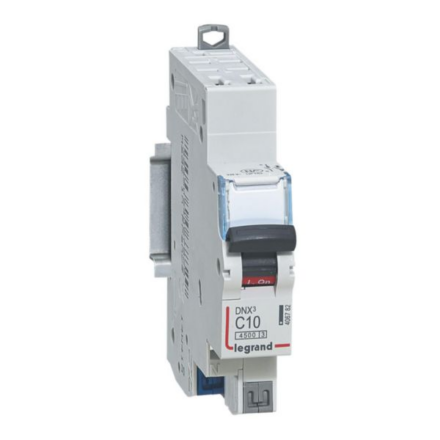 Legrand 406782 Disjoncteur DNX³ 10A courbe C Ph+N auto