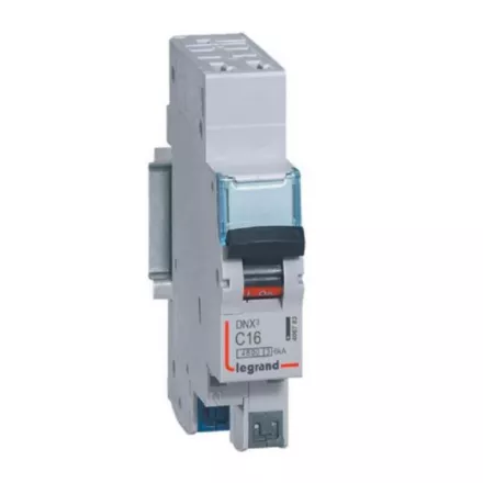 Legrand 406783 Disjoncteur DNX³ 16A courbe C Ph+N bornes auto