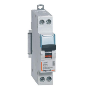 Legrand 406803 - Disjoncteur DNX3 20A 1P+N Courbe D 230V