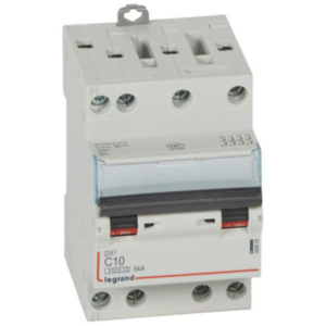 Legrand 406908 - Disjoncteur DNX3 10A 4P Courbe C 400V