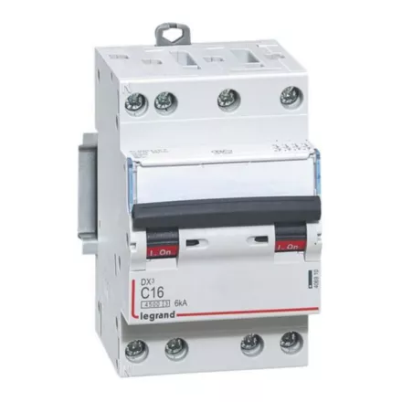 Legrand 406910 - Disjoncteur DNX3 16A 4P Courbe C 400V