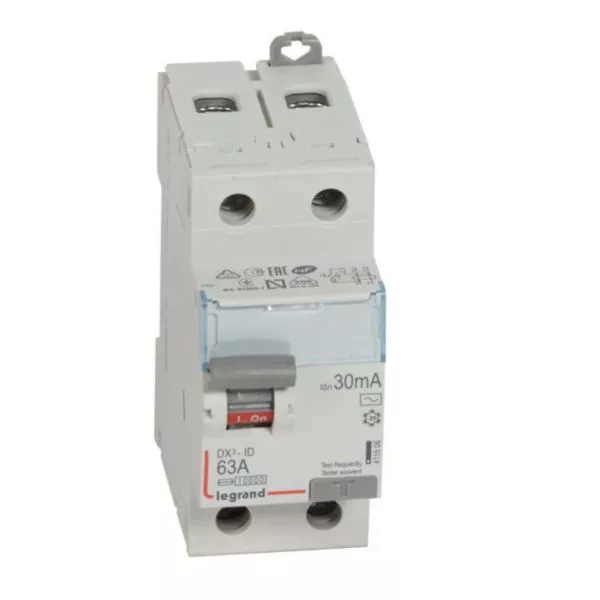 Interrupteur différentiel Legrand DX³ 411506 : Protection électrique avancée