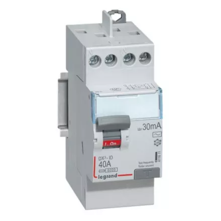 Legrand 411611 Interrupteur différentiel DX³ 40A 30mA Type AC