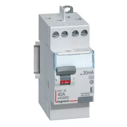 Interrupteur différentiel Legrand DX³ 411617 - 40A - 30MA - Type A