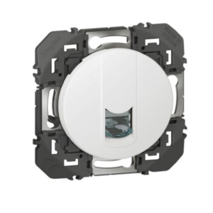 Prise Blindée RJ45 Catégorie 6 FTP Dooxie Blanc - Réf. 600376