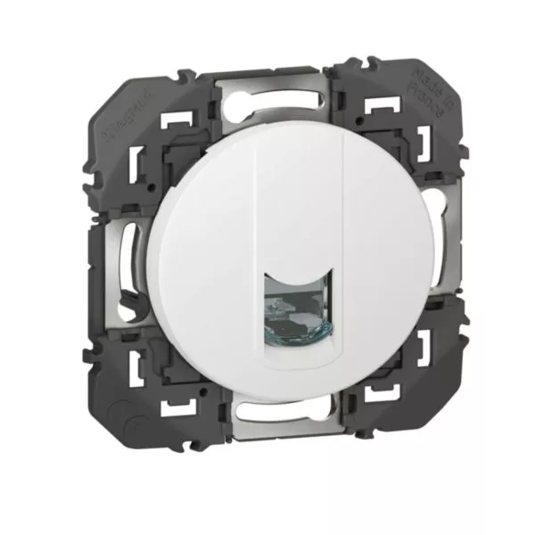 Prise Blindée RJ45 Catégorie 6 FTP Dooxie Blanc - Réf. 600376