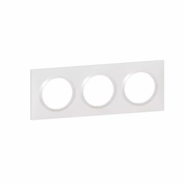 Plaque Triple Carrée Dooxie Blanc - Réf. 600803