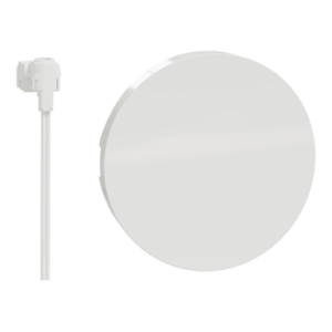 Enjoliveur Blanc livré avec led bleu S520291 Schneider Odace S520297