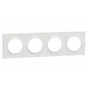 Plaque 1 poste Odace STYL alu Schneider Odace S520708E