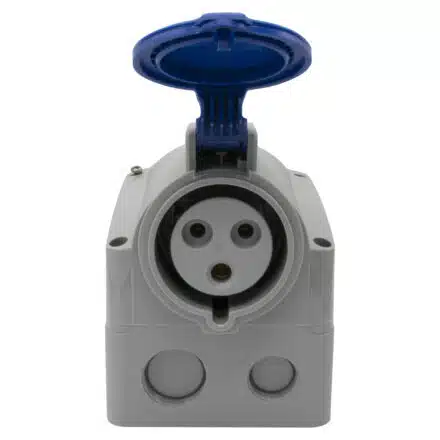 Legrand 555254 Prise P17 saillie fixe 32A 2P+T IP44 200-250V