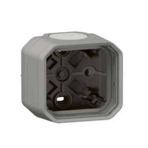 Legrand 069681L – Support plaque étanche Plexo 1 poste Gris – Encastré IP55