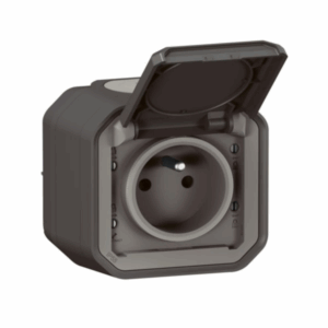 Legrand 069791L – Prise étanche Plexo 2P+T 16A IP55 Gris