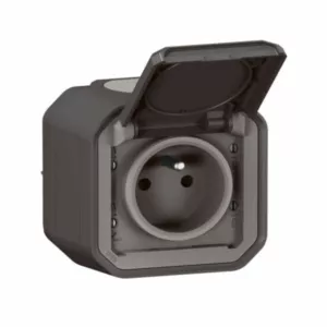 Legrand 069791L – Prise étanche Plexo 2P+T 16A IP55 Gris