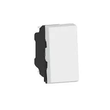 Legrand Mosaic - Bouton Poussoir 6A - 1 module - blanc