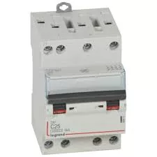 Legrand 406912 - Disjoncteur DNX3 25A 4P Courbe C 400V