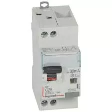 Disjoncteur différentiel Legrand DX³ 6000 25A 1P+N Type AC 30mA - Réf. 410787