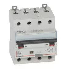 Disjoncteur différentiel Legrand DX³ 6000 32A 4P Type AC 300mA 10kA - Réf. 41120
