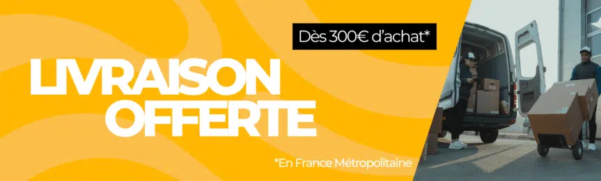 Livraison Offerte dès 300€ d'achat