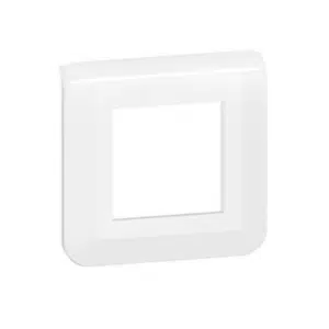 Legrand - Plaque de finition Mosaic pour 2 modules blanc 277802L